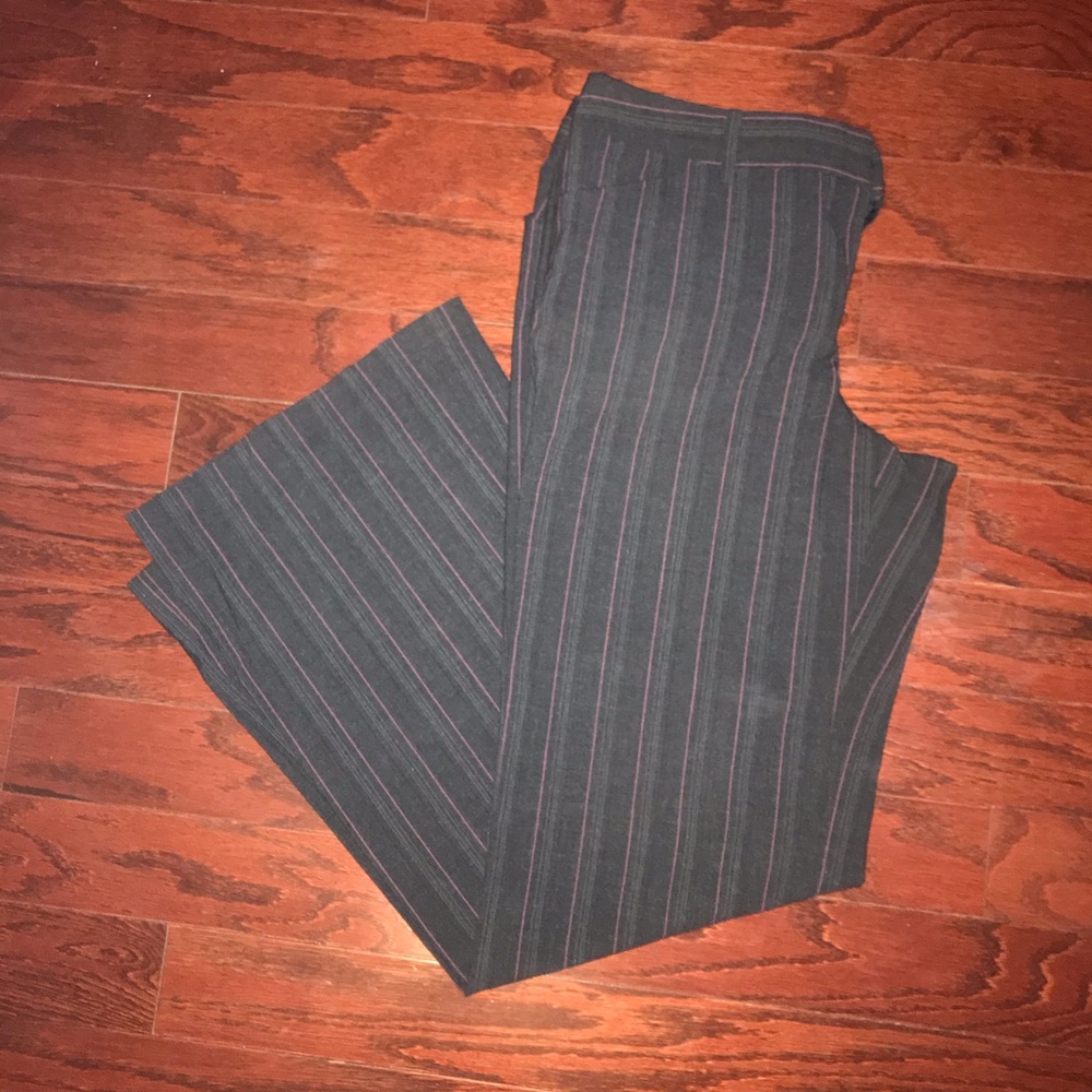 Express pink pinstripe slacks